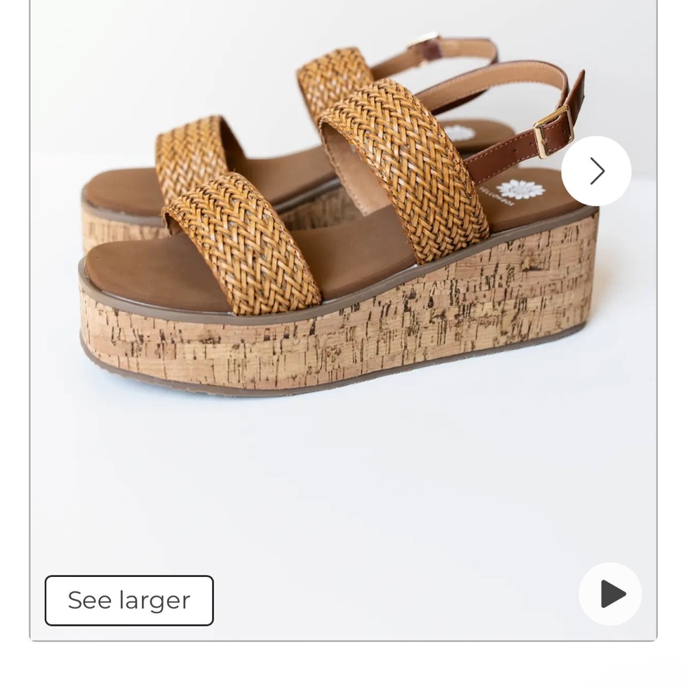 NEW! Juju Platform Wedge Sandal
